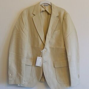 GANT Men’s Beige Linen Blazer Size 50 (Small) New